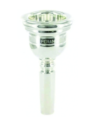 Perantucci boquilla tuba, Modelo PT, shell standard, plateada