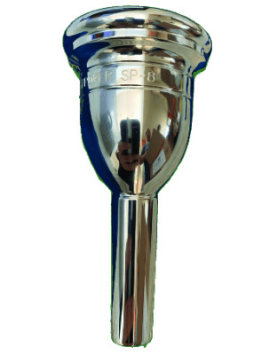 Perantucci boquilla tuba, Modelo PT, shell standard, plateada ( Copy )