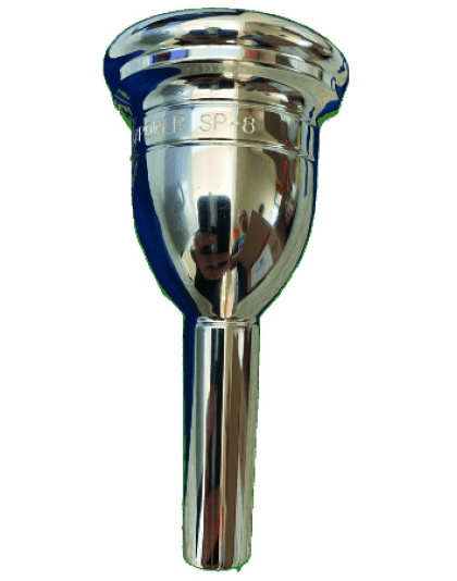 Perantucci boquilla tuba, Modelo PT, shell standard, plateada ( Copy )